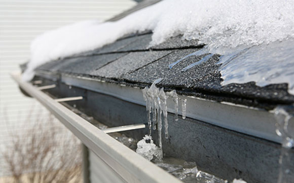 gutter ice removal